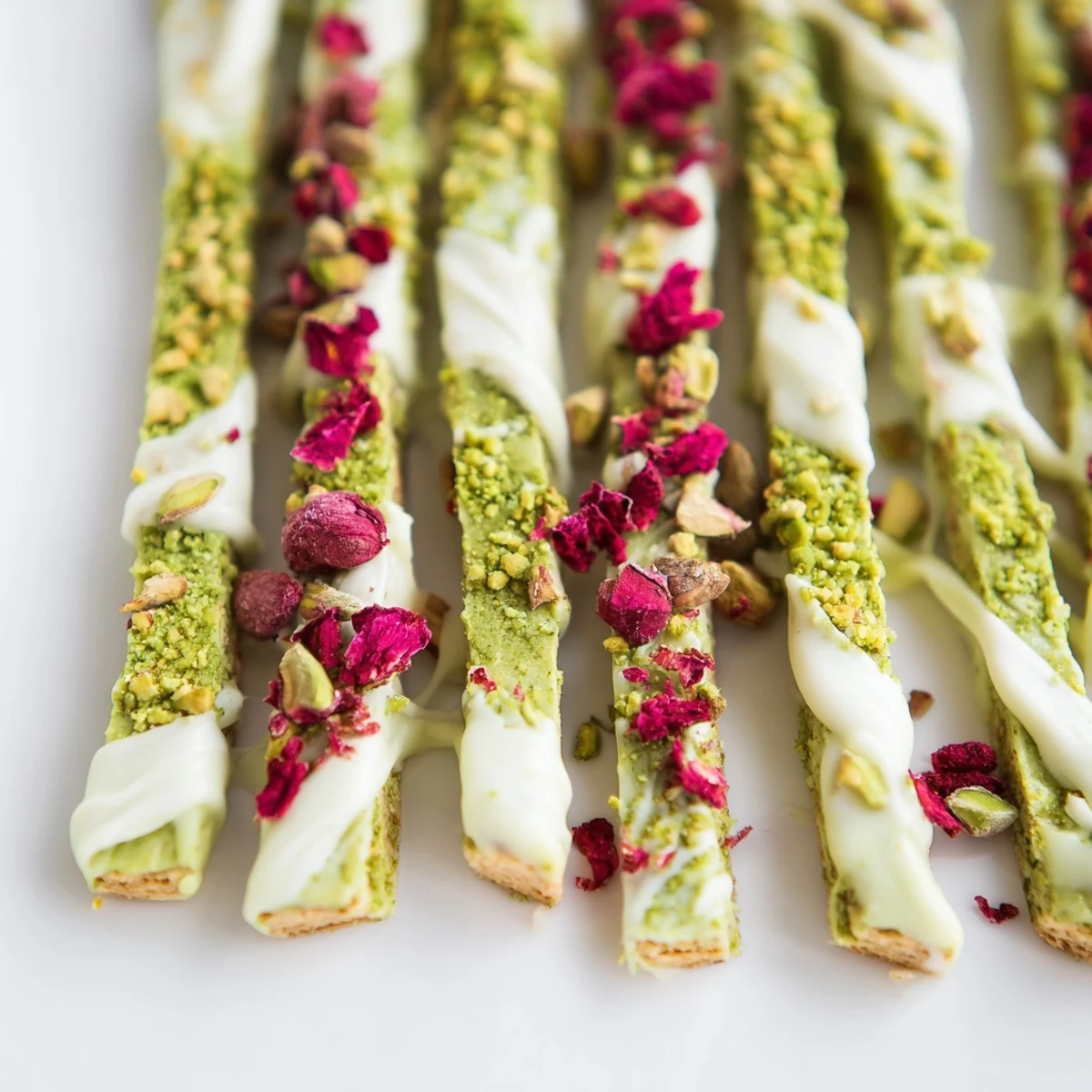 Charcuterie Board Matcha Cookie Sticks