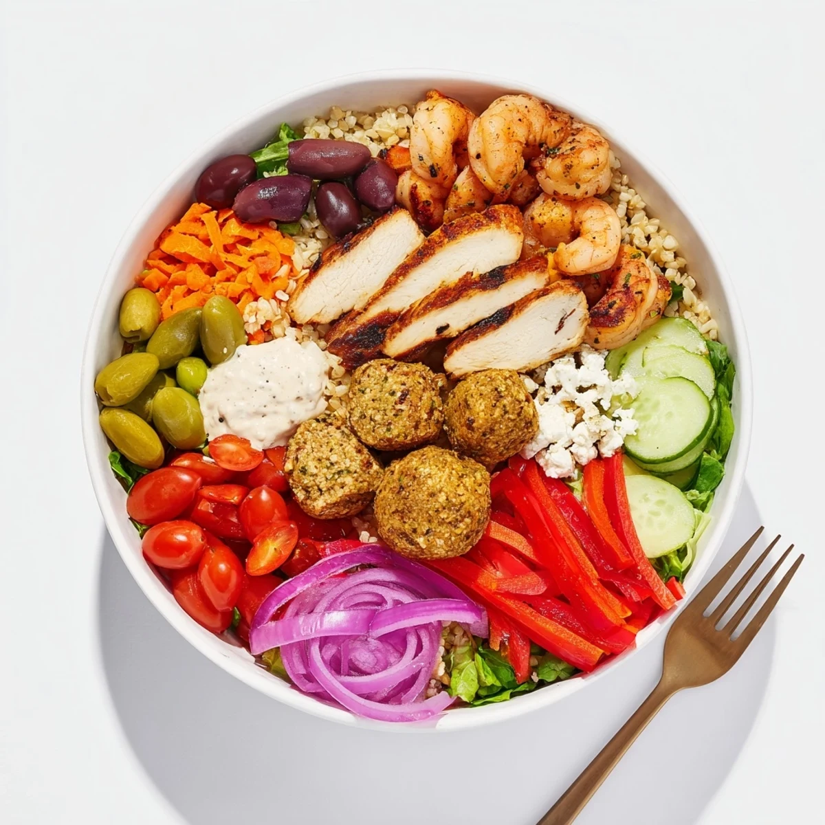 Vibrant bowls loaded with toppings and grains, perfect for entertaining a crowd with unique flavors.