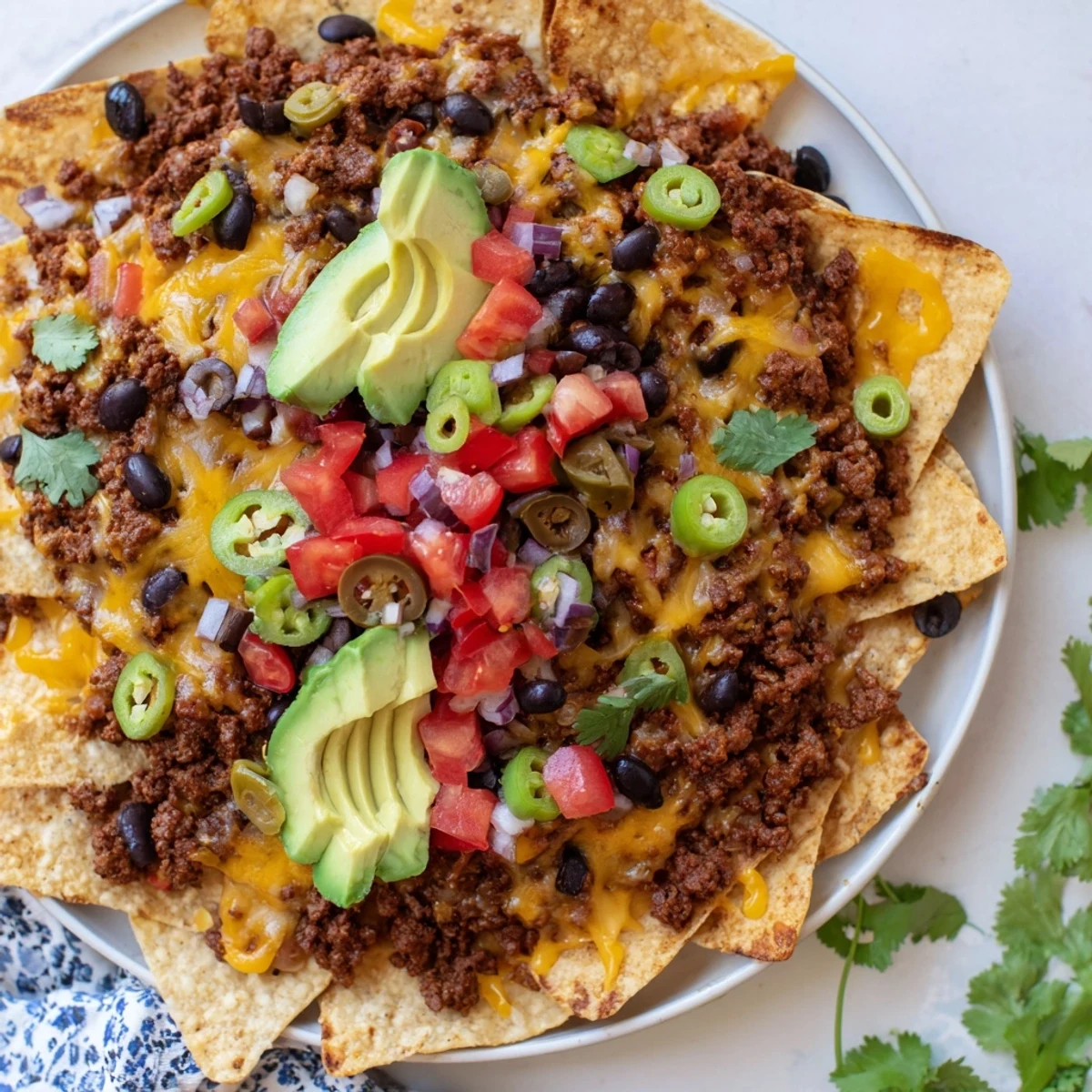 Sheet Pan Nachos Beef