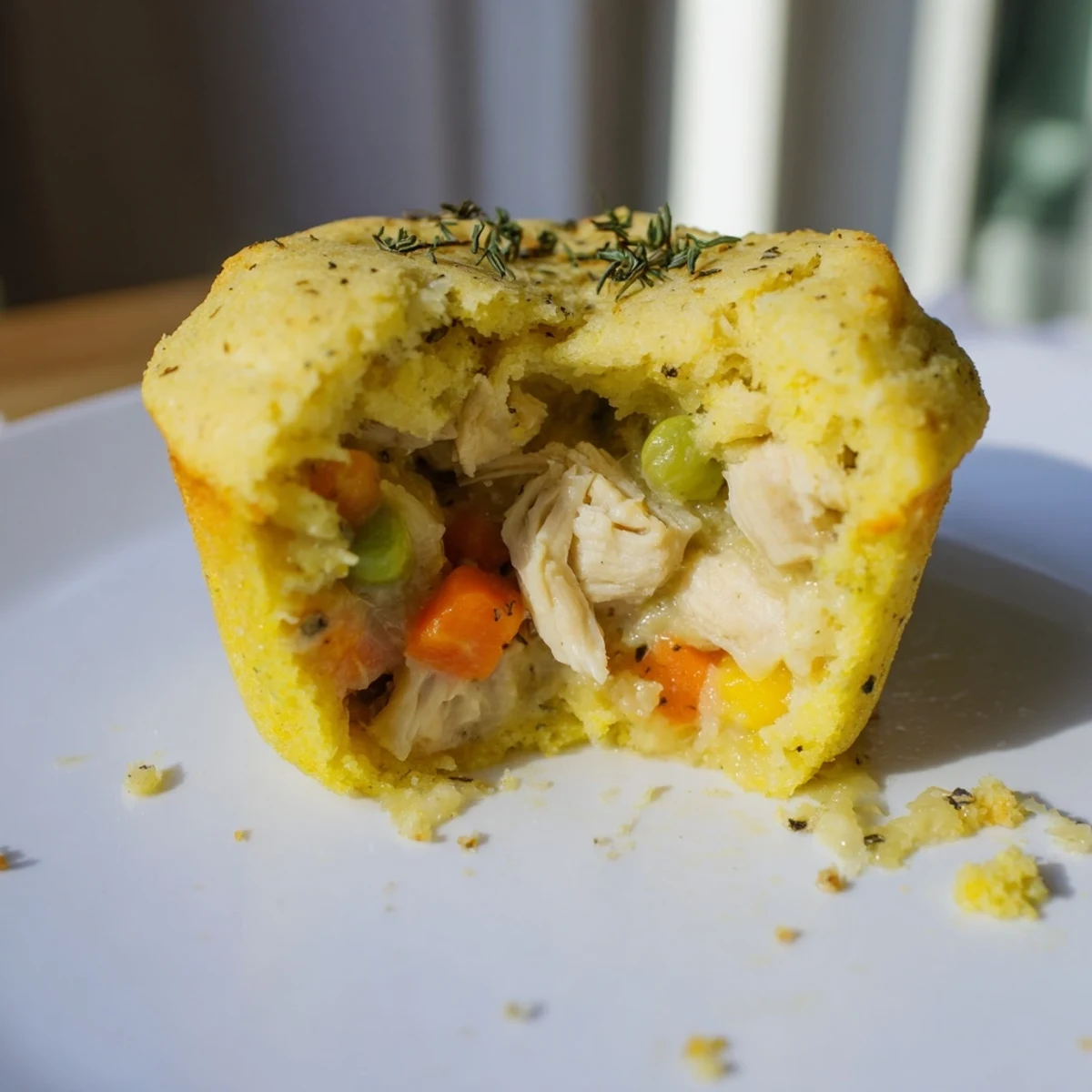 Chicken Pot Pie Muffins