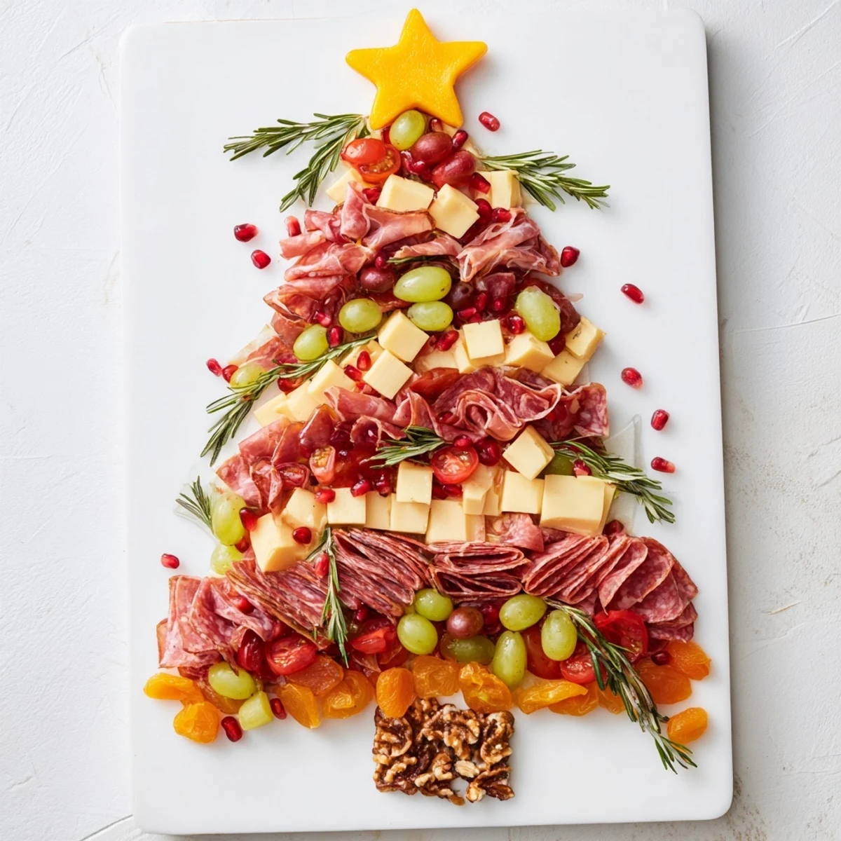Christmas tree charcuterie board