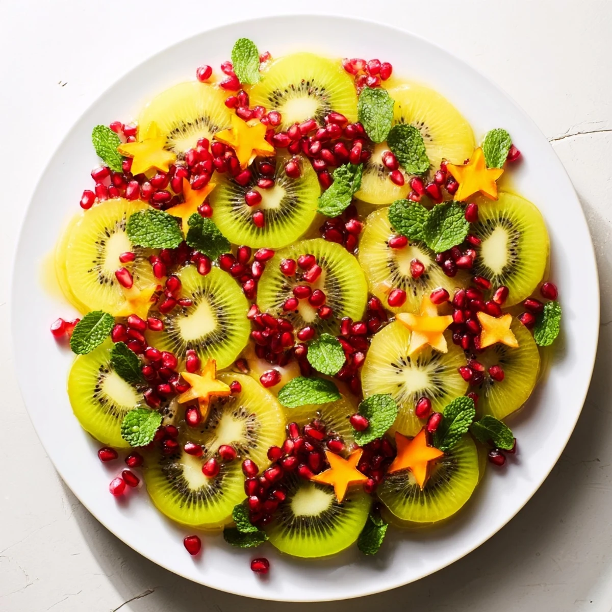 Kiwi Pomegranate Christmas Wreath