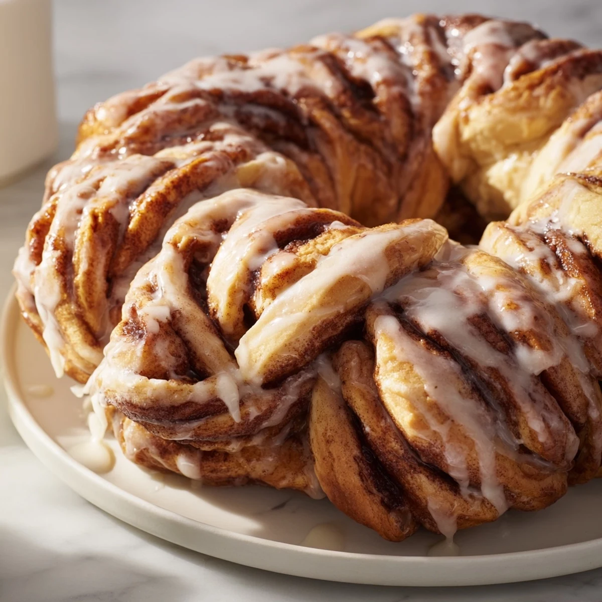 Cinnamon Roll Pull-Apart Wreath