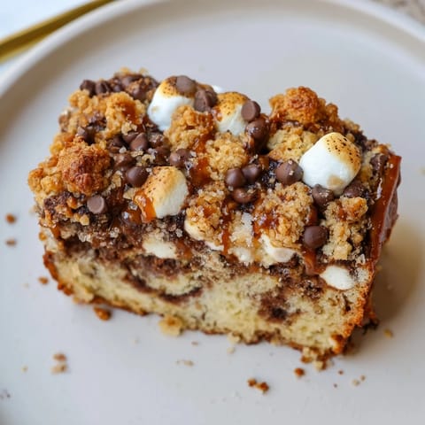 Smores Cinnamon Pretzel Muffin Loaf