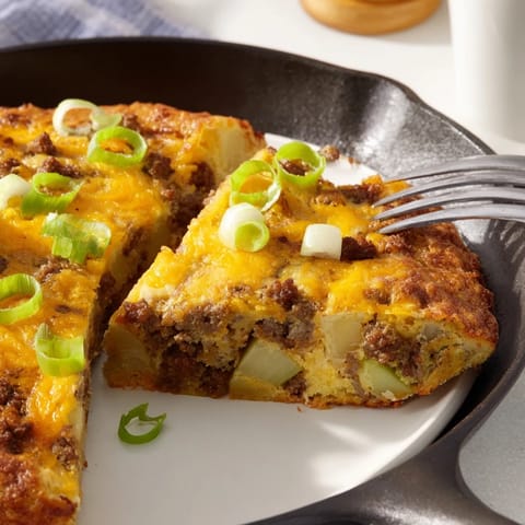 Savory Apple Sausage Cheddar Scone