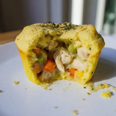 Chicken Pot Pie Muffins