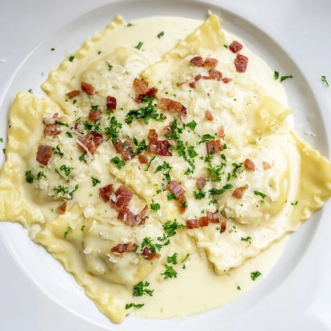 Olive Garden Ravioli Carbonara