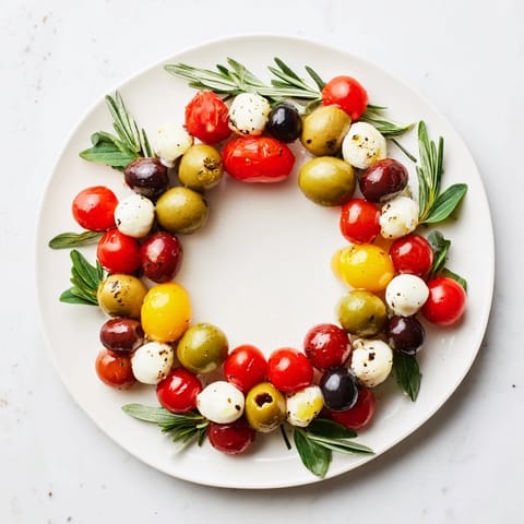 Olive Cherry Tomato Wreath