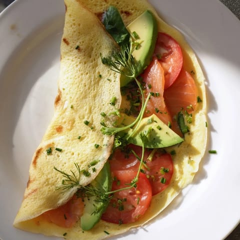 Blender Egg Crepe Wrap