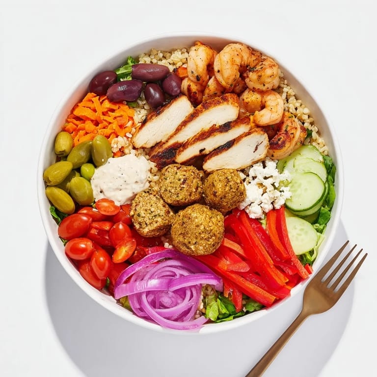 Vibrant bowls loaded with toppings and grains, perfect for entertaining a crowd with unique flavors.