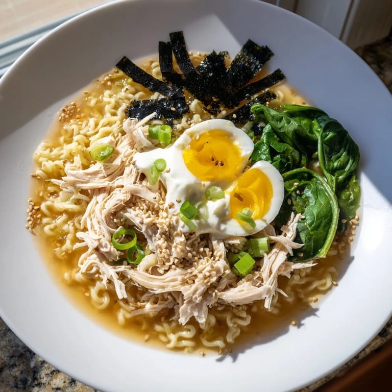 Creamy Kewpie mayo is swirled into flavorful Chicken Ramen; a comforting Japanese-inspired recipe.