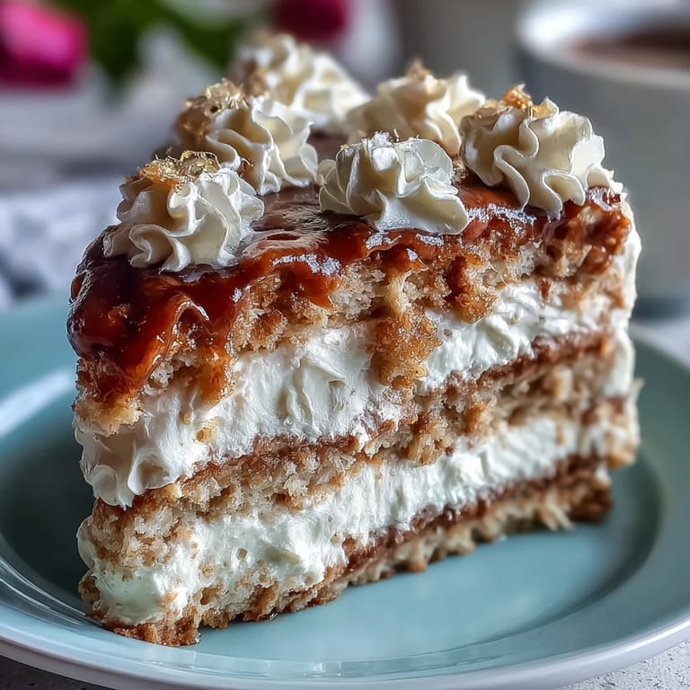 Luxurious vanilla sponge cake decorated with fresh edible blooms and edible gold leaf, an impressive dessert for graduation parties.